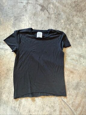 Zoe Karssen Black Short Sleeve Tee
